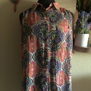 Rue21 Sleeveless Vintage Blouse